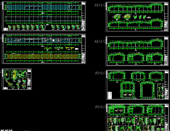 宿州钢结构厂房图纸